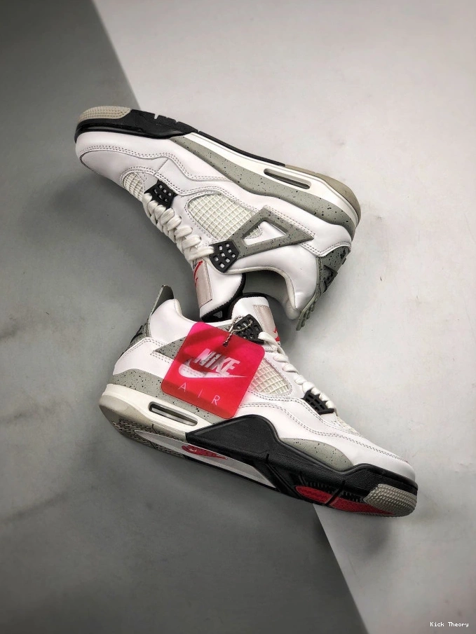 Kicktheory White 4 Cement OG Air (nike) 840606-192 Jordan 0702
